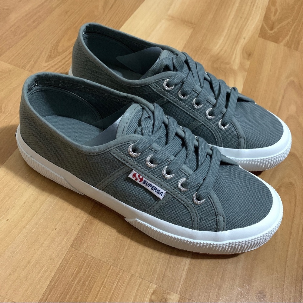 Superga Cotu Classic Grey Canvas Sneakers